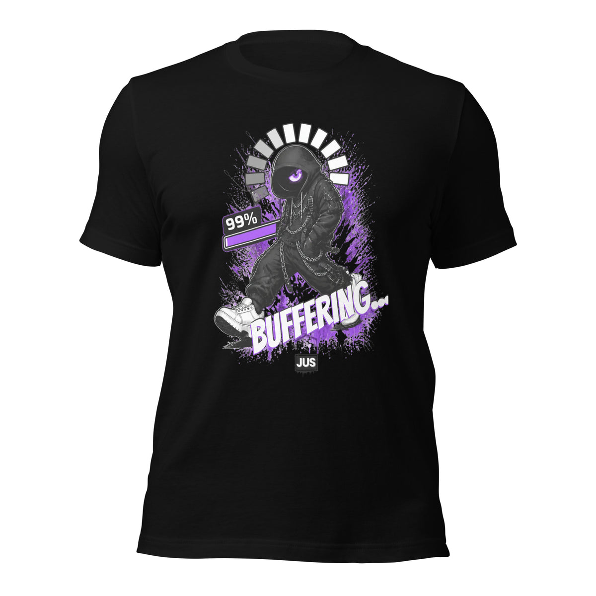 Buffering T-Shirt, Glitch jelly bean streetwear design