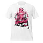 Shopping Is My Cardio T-Shirt, Poppi jelly bean streetwear design