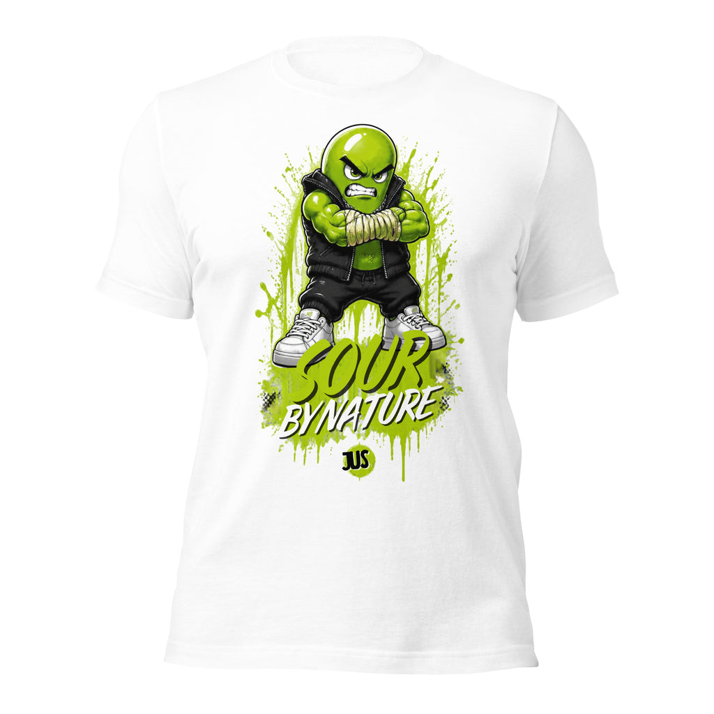 Sour By Nature T-Shirt, Sour jelly bean streetwear design