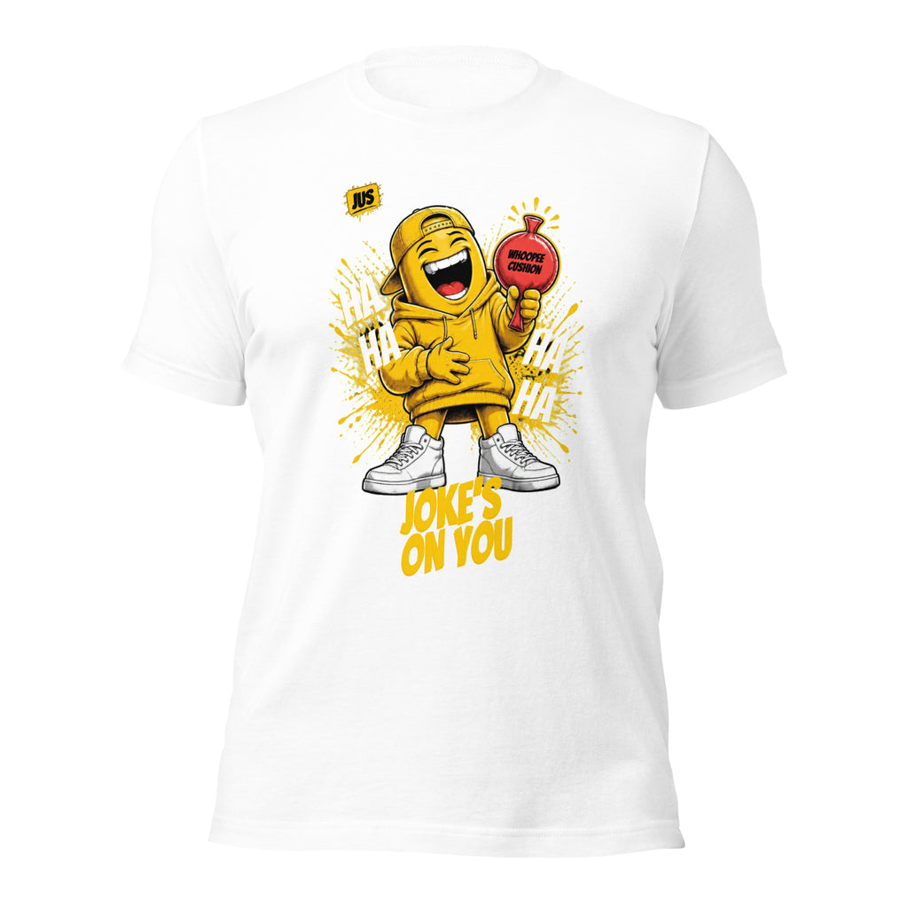 Joke's On You T-Shirt, Gigglez jelly bean streetwear design