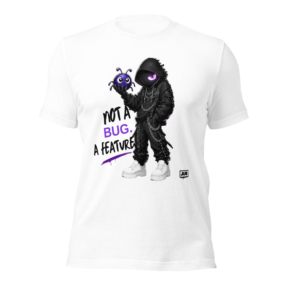 Not A Bug, A Feature T-Shirt for light colours, Glitch jelly bean design