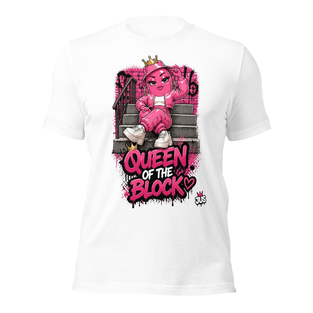 Queen Of The Block T-Shirt, Poppi jelly bean streetwear design